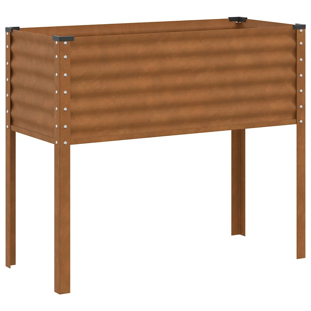 Jardinière Vidaxx 100x41x90 cm acier résistant aux intempéries