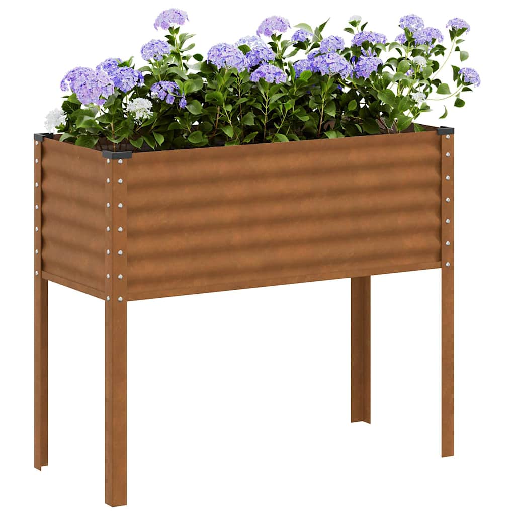 Jardinière Vidaxx 100x41x90 cm acier résistant aux intempéries