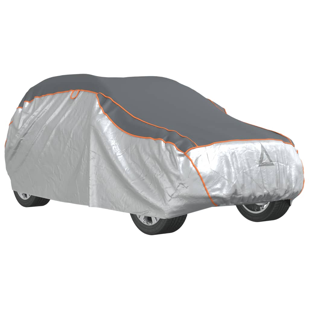 Vidaxl housse de voiture pour SUV protection contre la grêle XL argent et gris