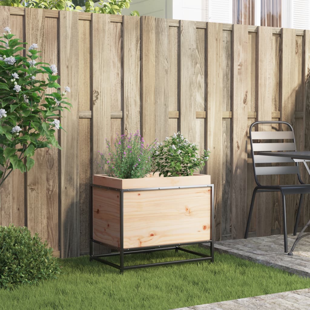 Vidaxx jardinière 60x40x50 cm bois de pin massif