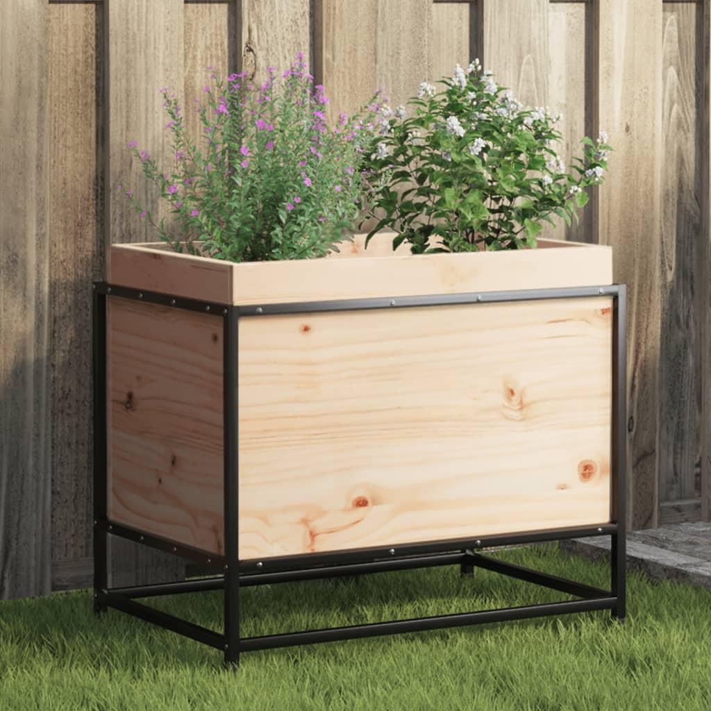 Vidaxx jardinière 60x40x50 cm bois de pin massif