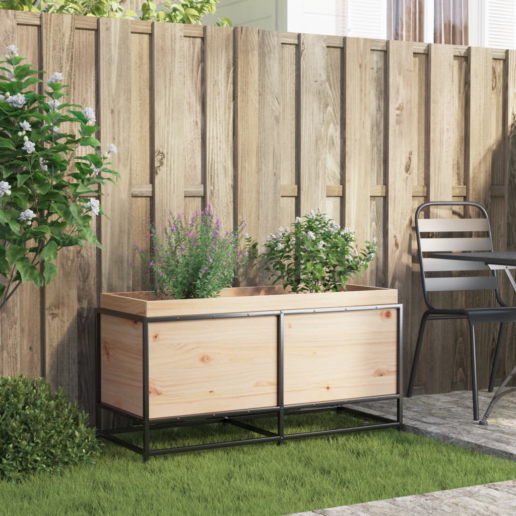 Vidaxx jardinière 100x40x50 cm bois de pin massif