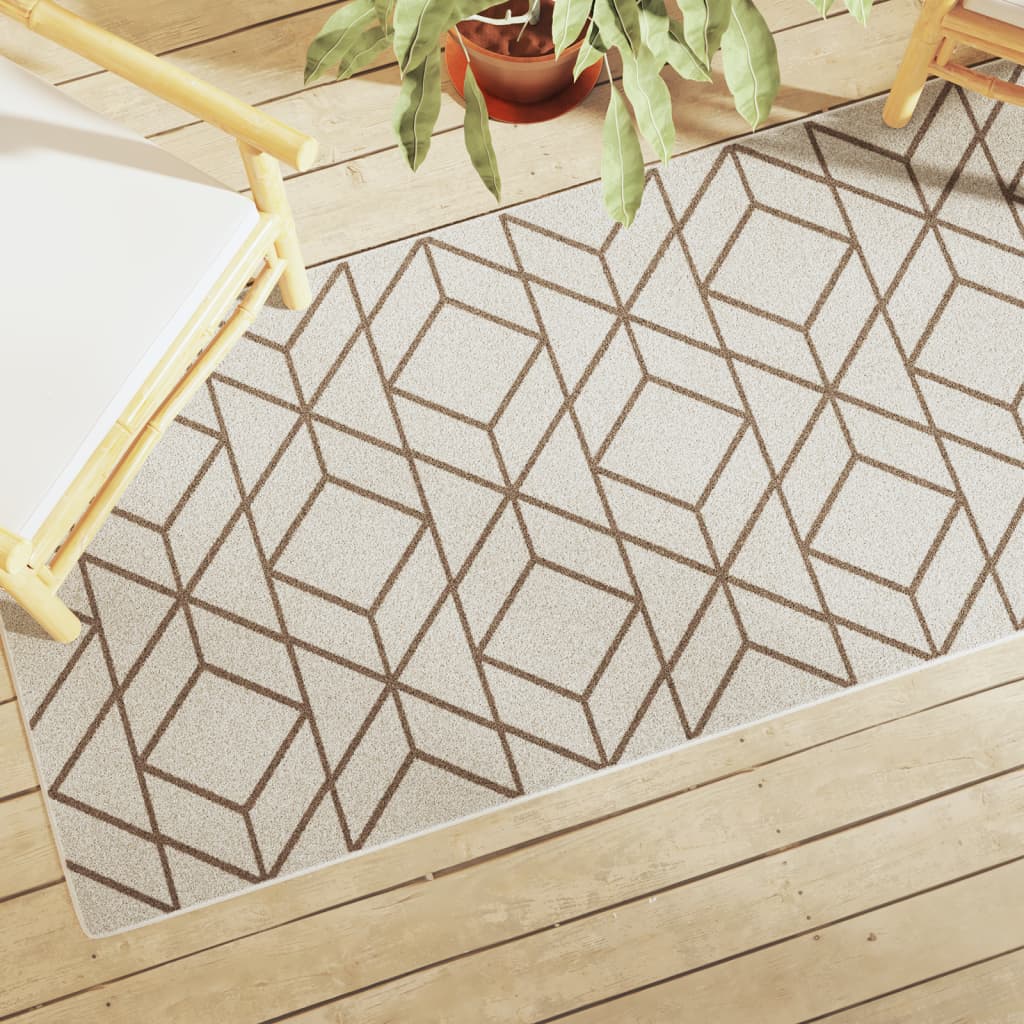 Tapis Vidaxx pour intérieur et extérieur, poils ras, 80x300 cm, multicolore