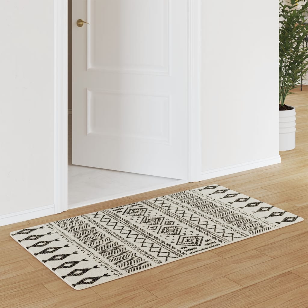 Tapis Vidaxx pour intérieur et extérieur, poils ras, 80x150 cm, multicolore