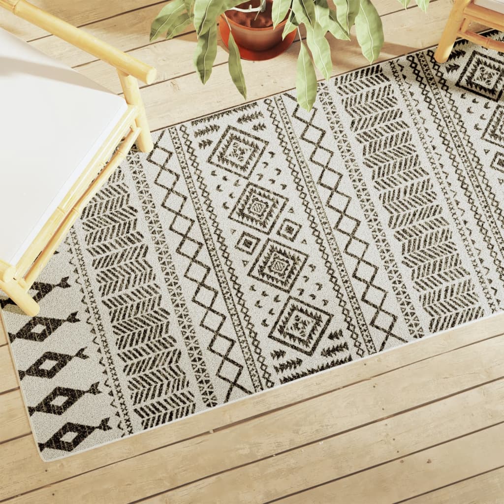 VidaXL Tapis pour intérieur et extérieur à poils ras 80x300 cm multicolore