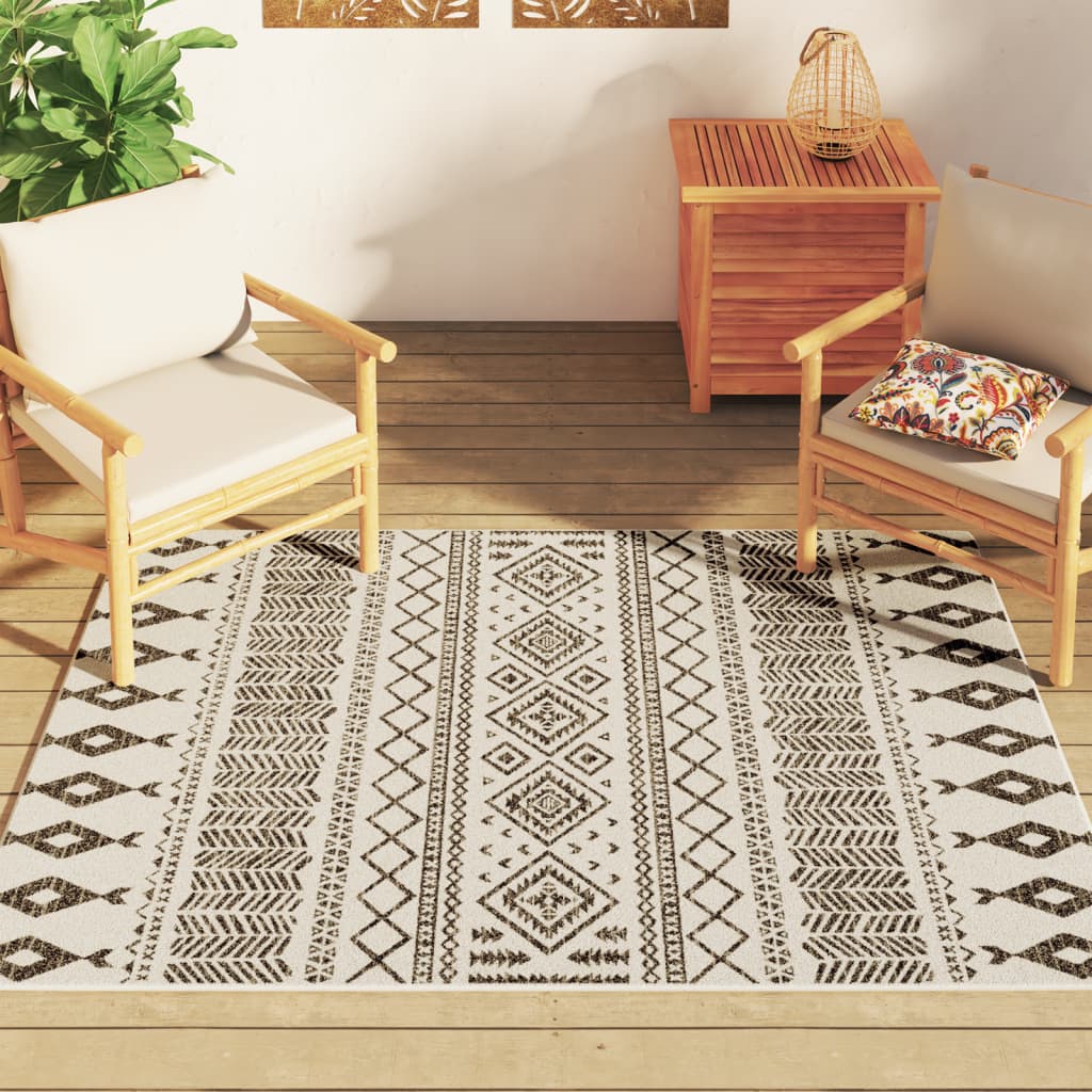 Tapis Vidaxx pour intérieur et extérieur, poils ras, 120x180 cm, multicolore