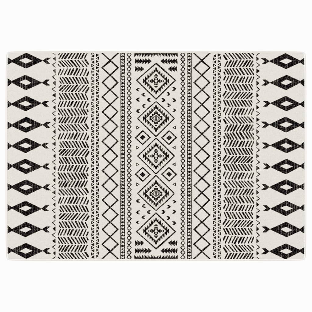 Tapis Vidaxx pour intérieur et extérieur, poils ras, 160x230 cm, multicolore