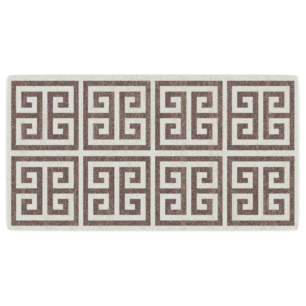 Tapis Vidaxx pour intérieur et extérieur, poils ras, 80x150 cm, multicolore