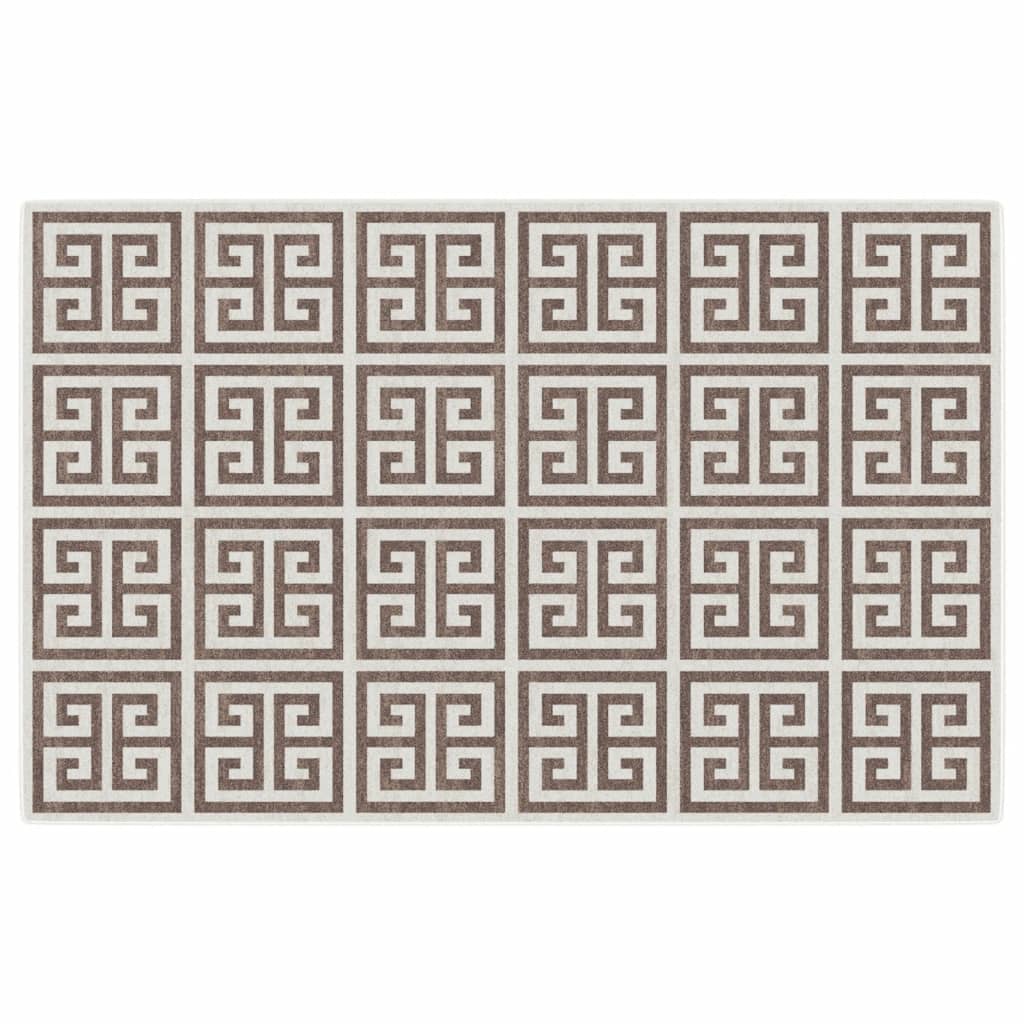 Tapis Vidaxx pour intérieur et extérieur, poils ras, 190x300 cm, multicolore