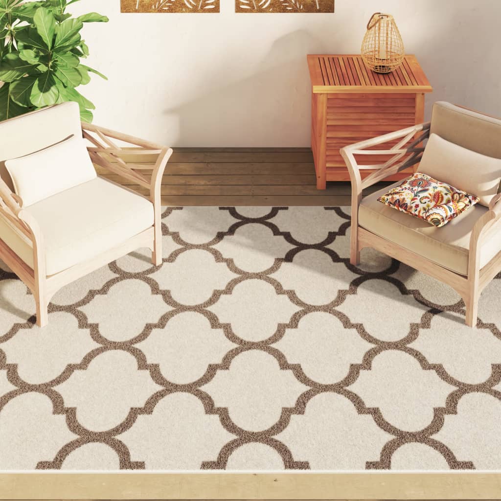 Tapis Vidaxx pour intérieur et extérieur, poils ras, 160x230 cm, multicolore