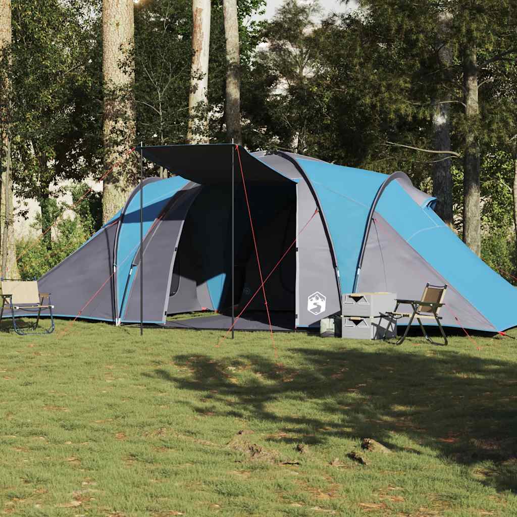 Tente dôme Vidaxx 6 places imperméable bleue