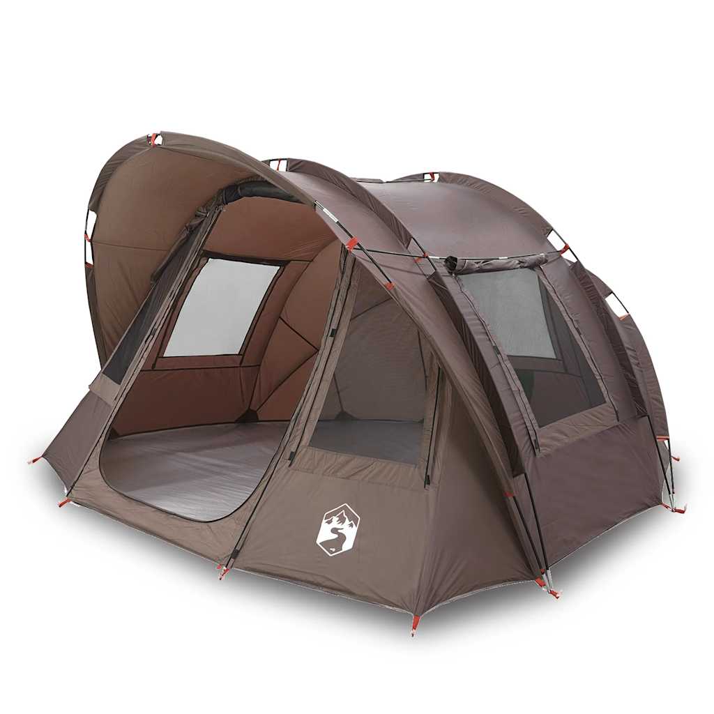 VidaXL tente de pêche 2 personnes imperméable marron