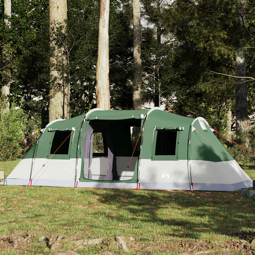 Tente tunnel VidaXL 6 personnes imperméable vert