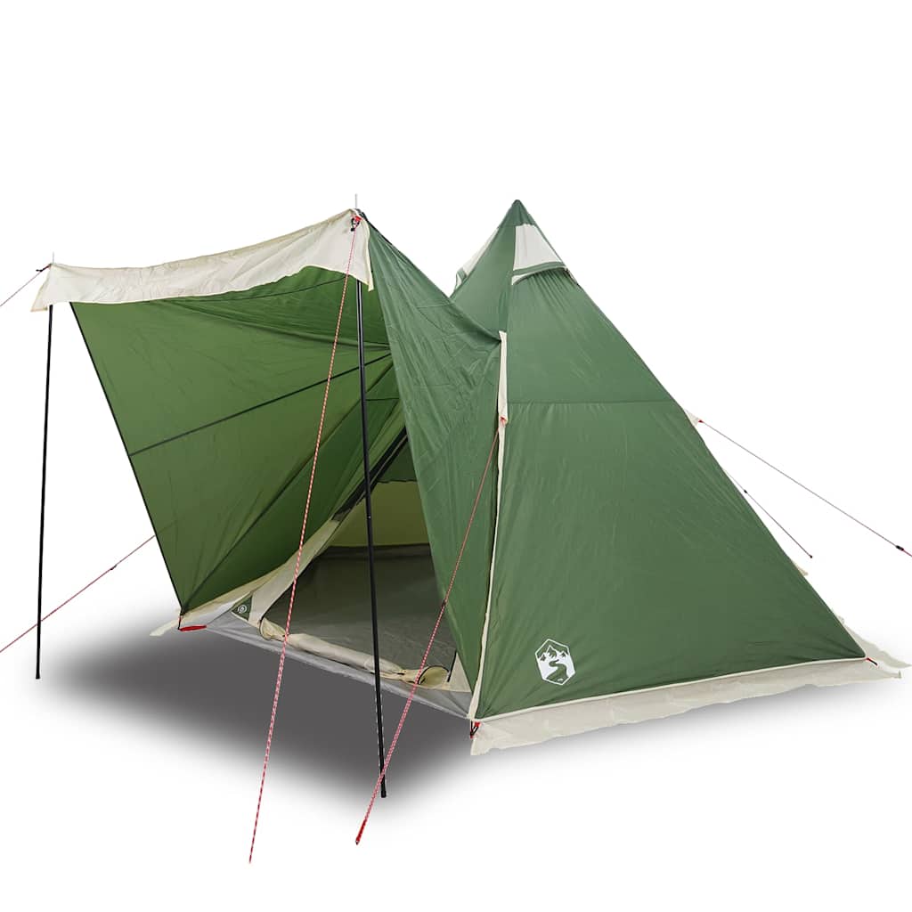 VidaXL tente tipi 6 personnes imperméable vert