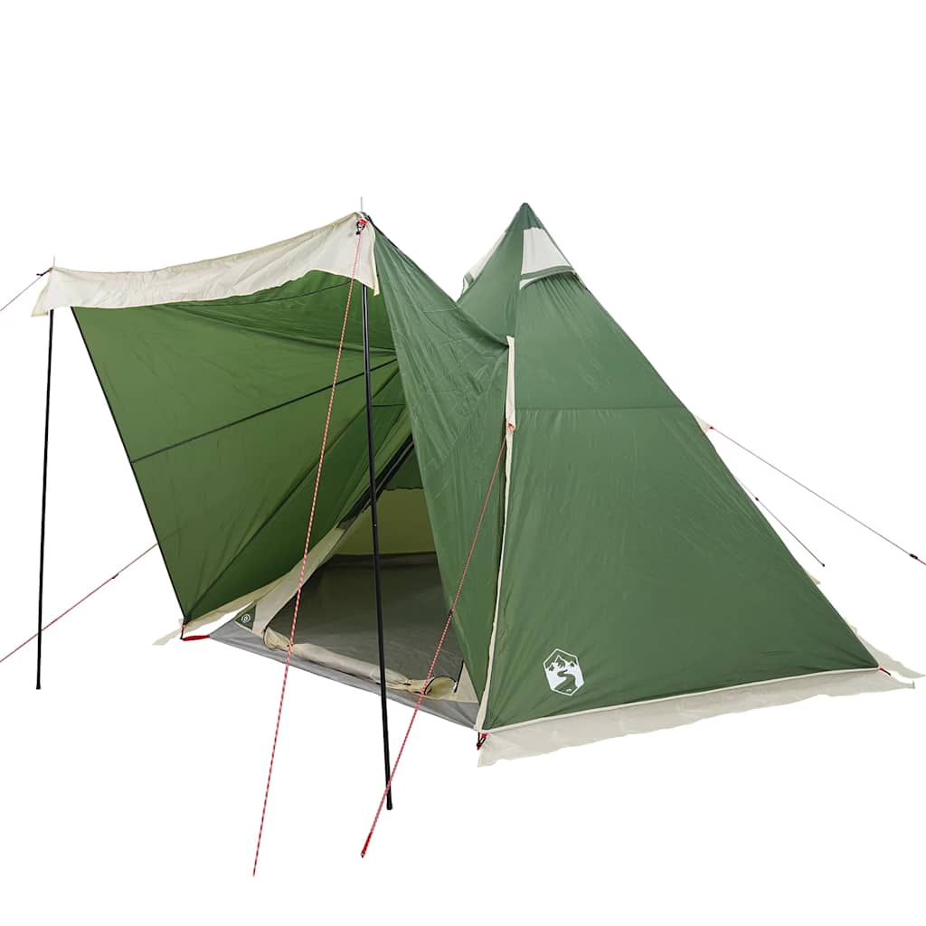 VidaXL tente tipi 6 personnes imperméable vert