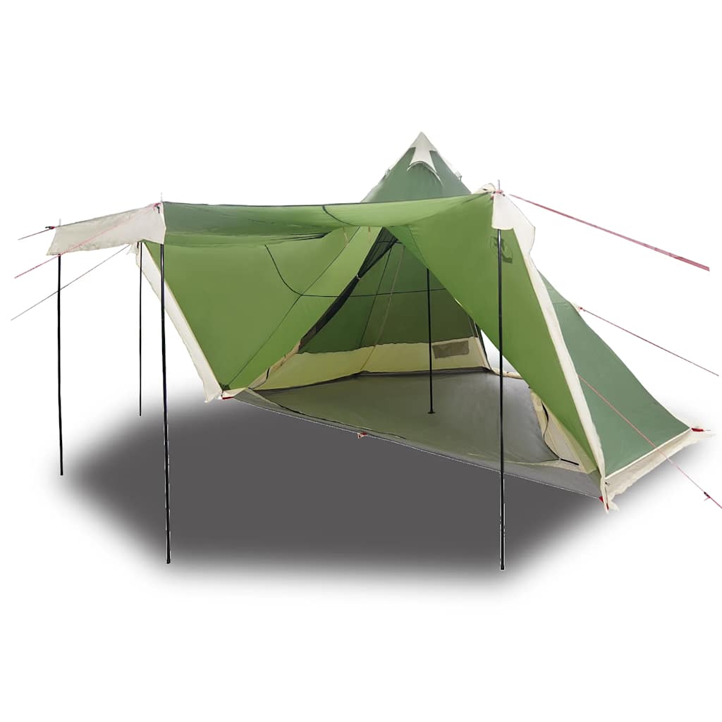 VidaXL tente tipi 6 personnes imperméable vert