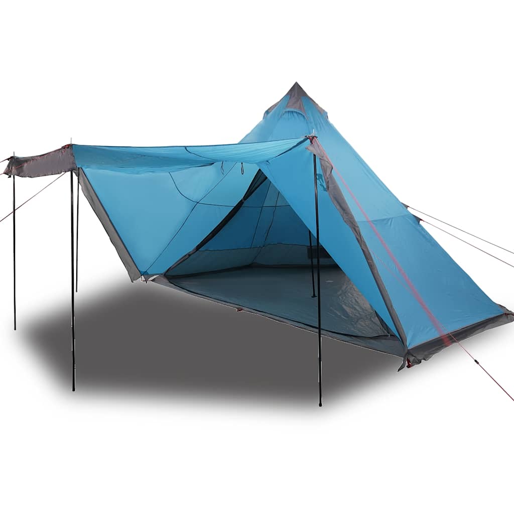 VidaXL tente tipi 6 personnes imperméable bleu