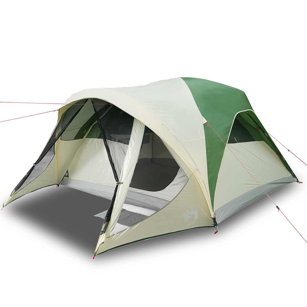 Tente tunnel VidaXL 6 personnes imperméable vert