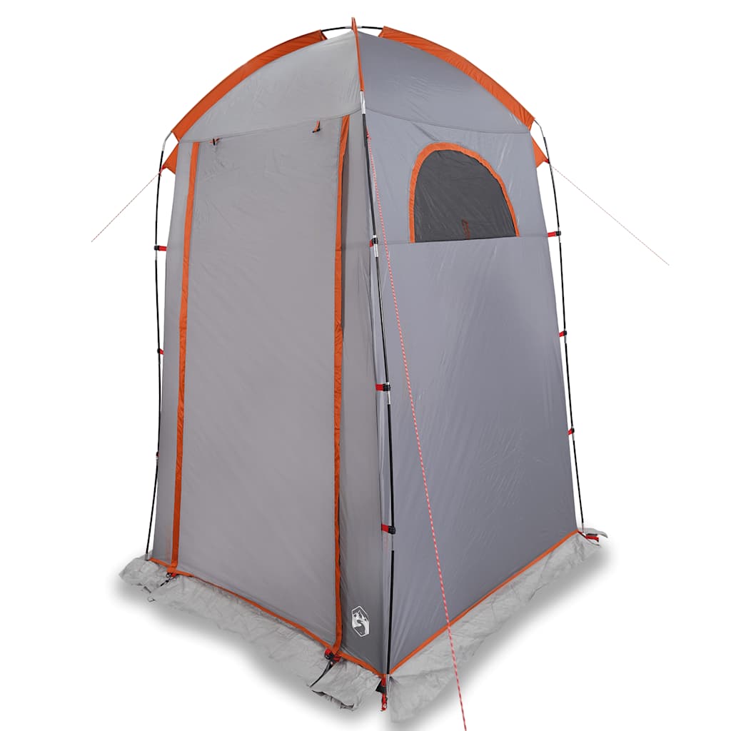 Tente de douche VidaXL imperméable gris et orange