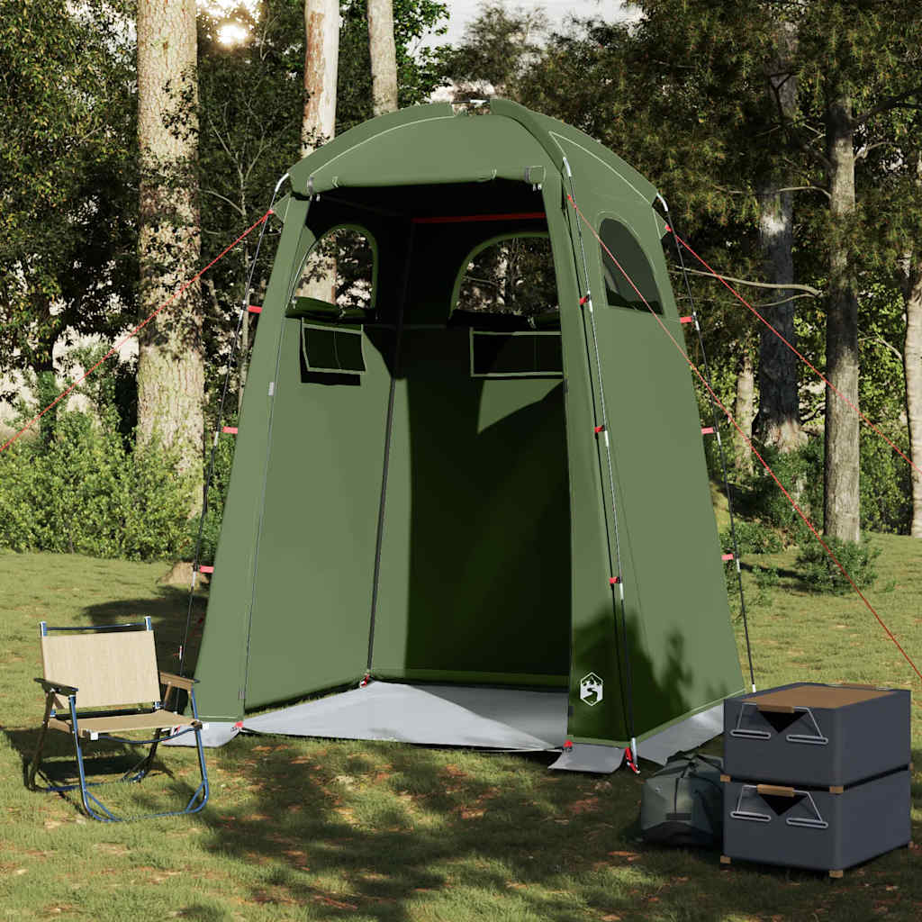 VidaXL tente de douche imperméable vert olive