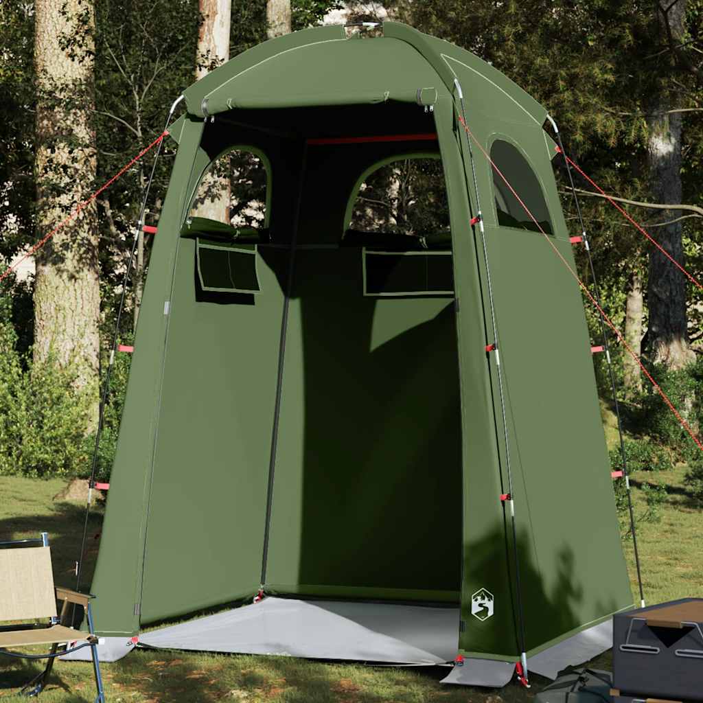 VidaXL tente de douche imperméable vert olive