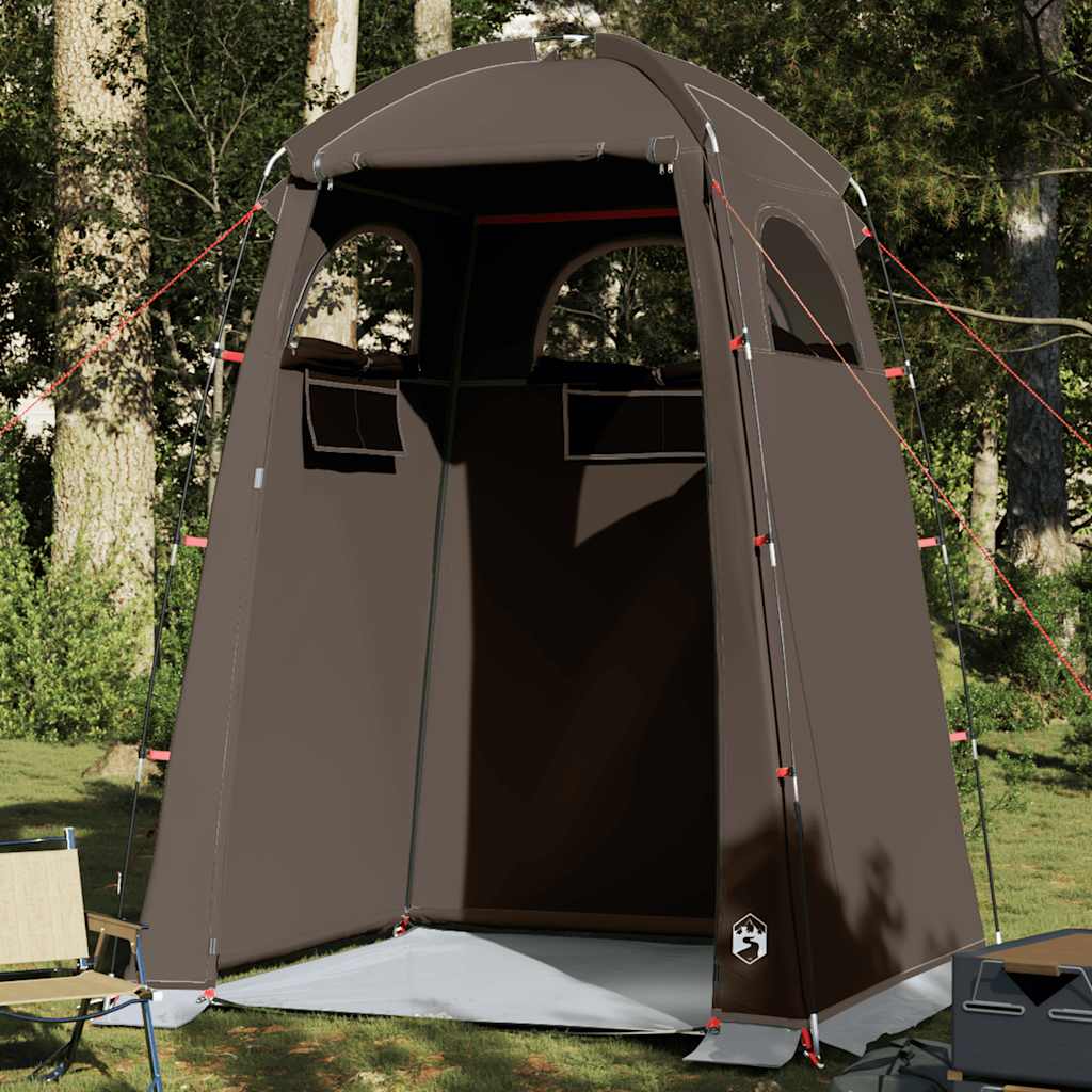 VidaXL tente de douche imperméable marron