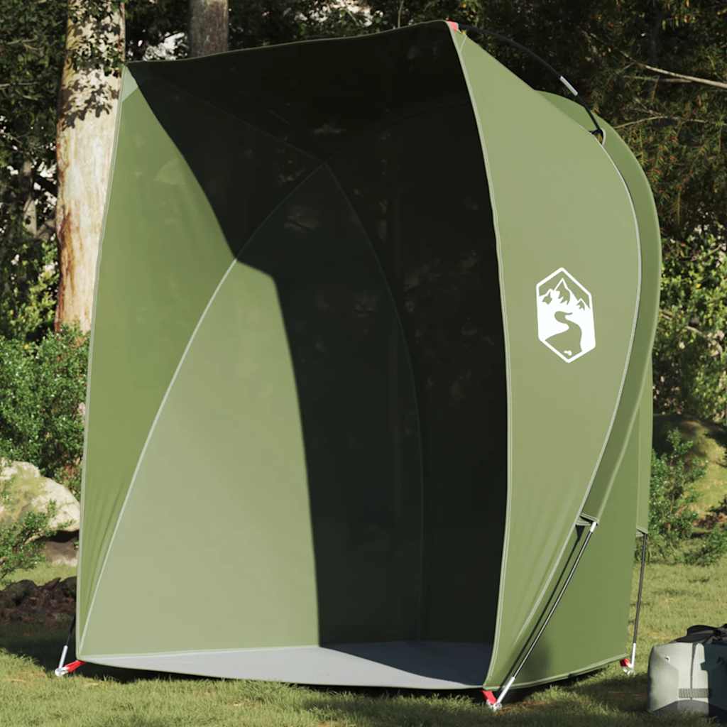 VidaXL tente de pêche imperméable vert olive