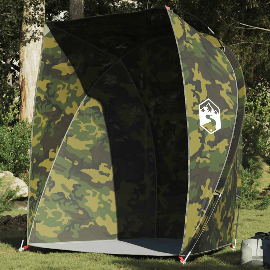 Tente de pêche VidaXL camouflage imperméable