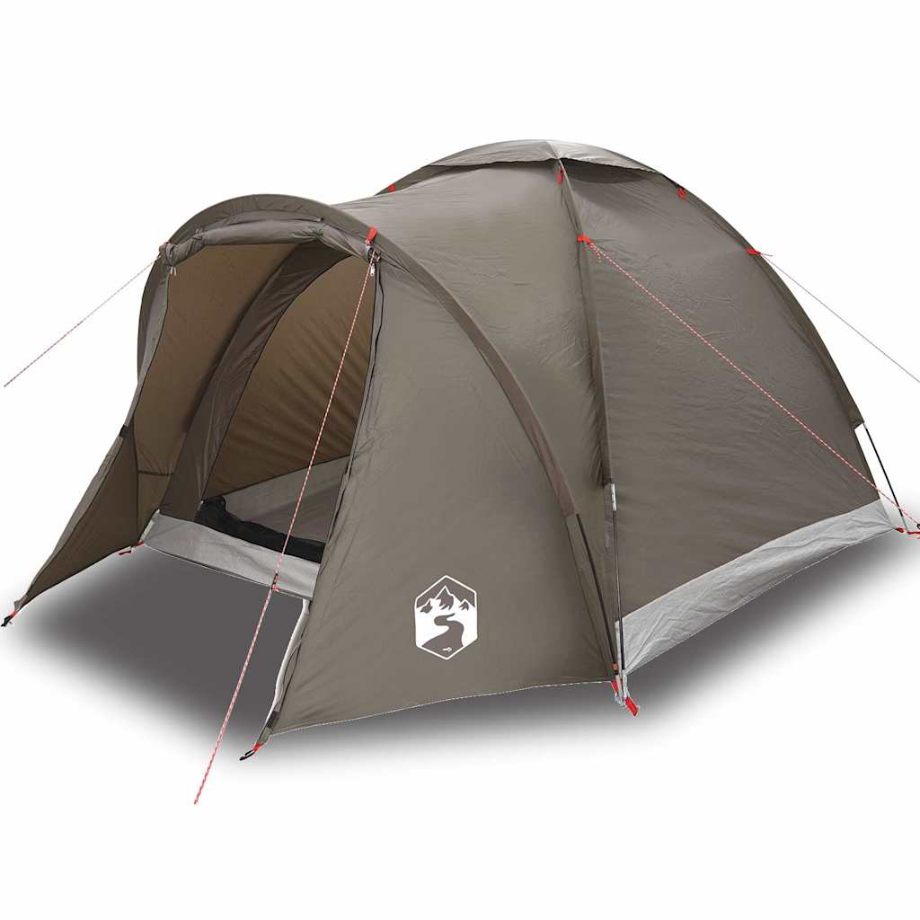 VidaXL tente de pêche 2 personnes imperméable marron