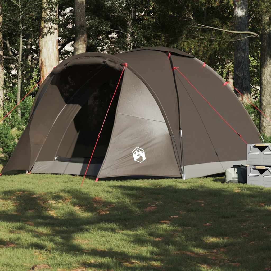 VidaXL tente de pêche 2 personnes imperméable marron