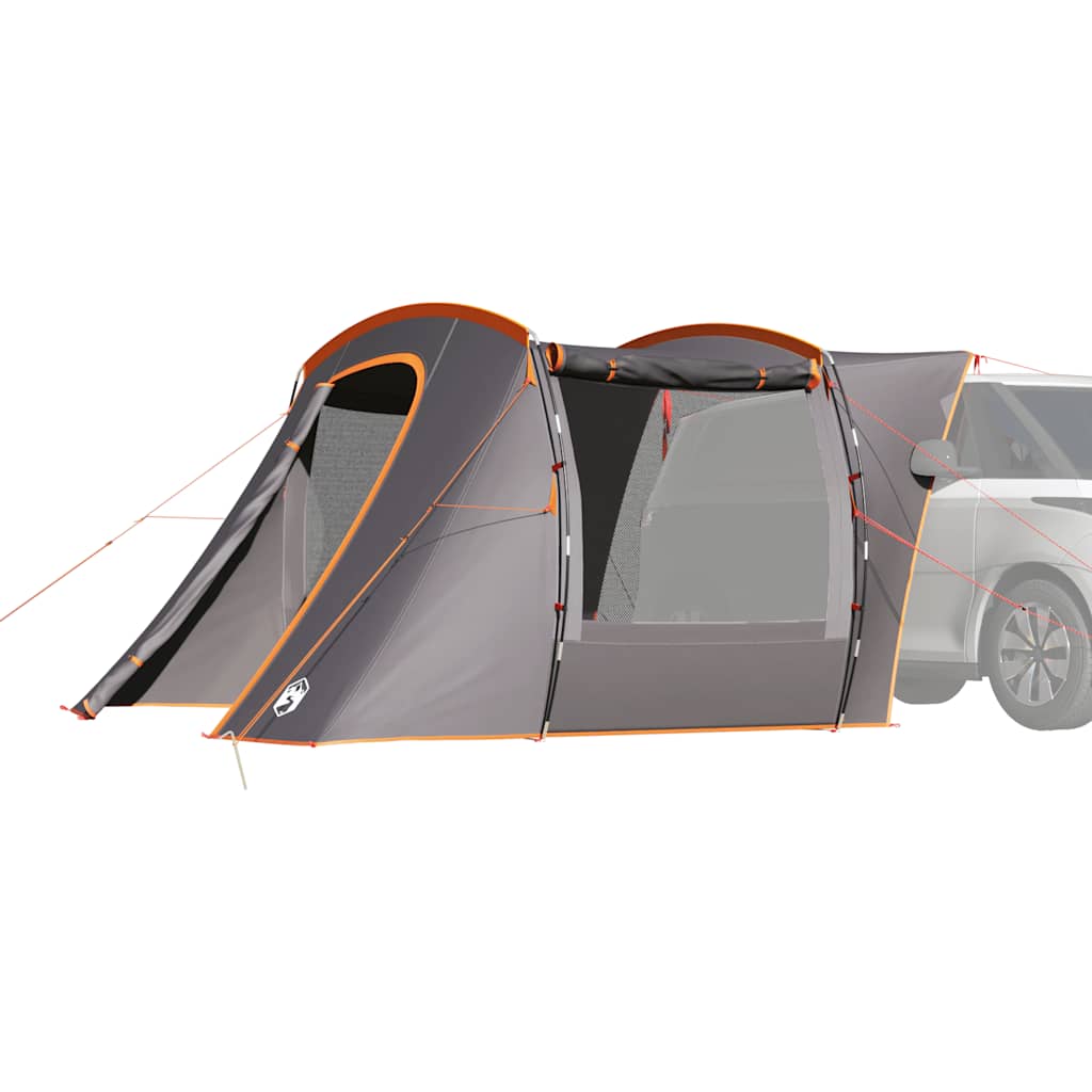 Tente de voiture VidaXL imperméable gris et orange