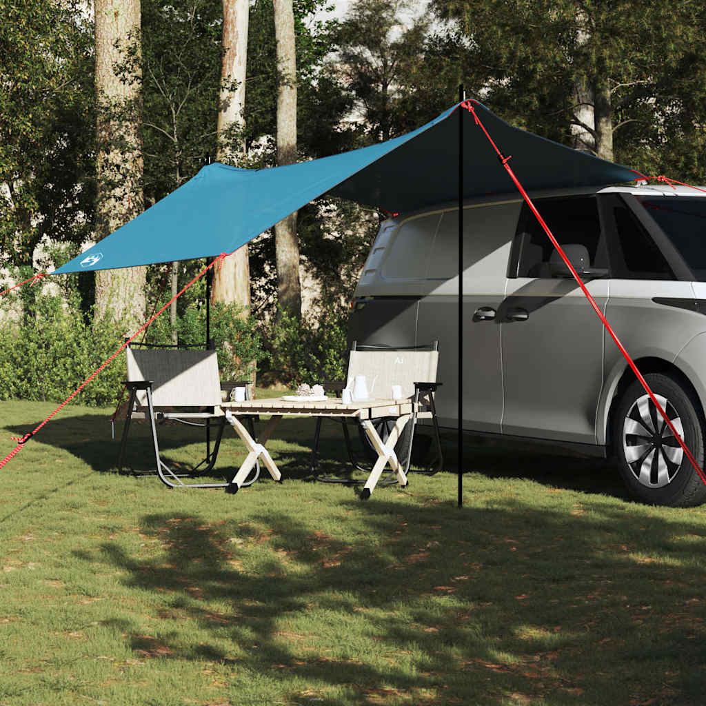 Tente de voiture VidaXL imperméable bleue