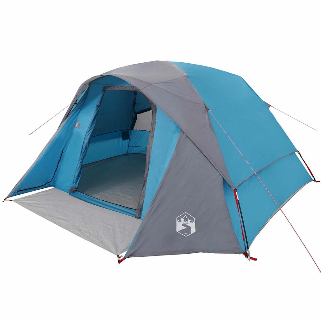 Tente VidaXL 4 personnes imperméable bleue