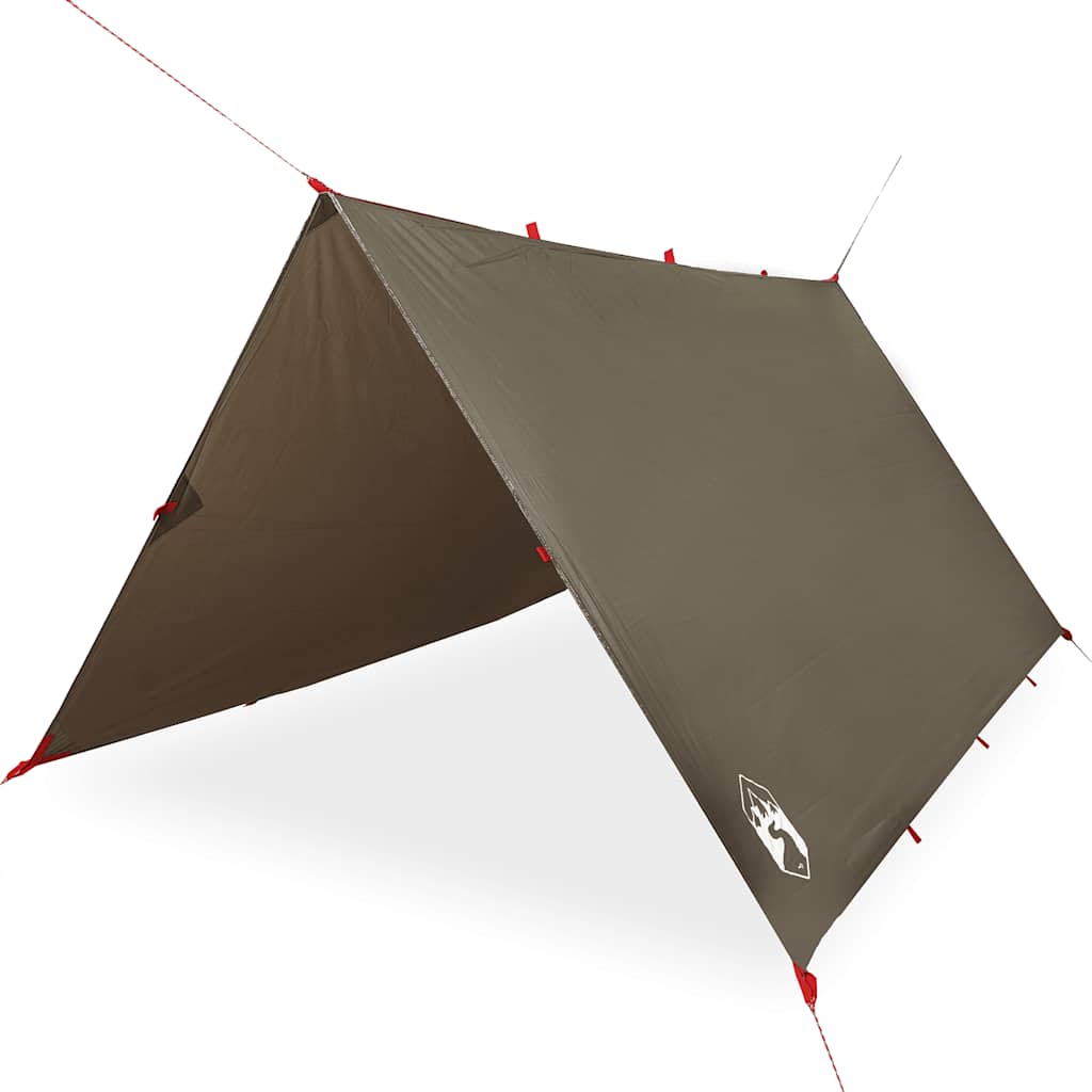Vidaxx auvent de camping étanche 306x306 cm marron