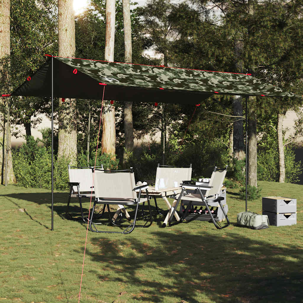 Vidaxx auvent de camping étanche 506x306 cm camouflage