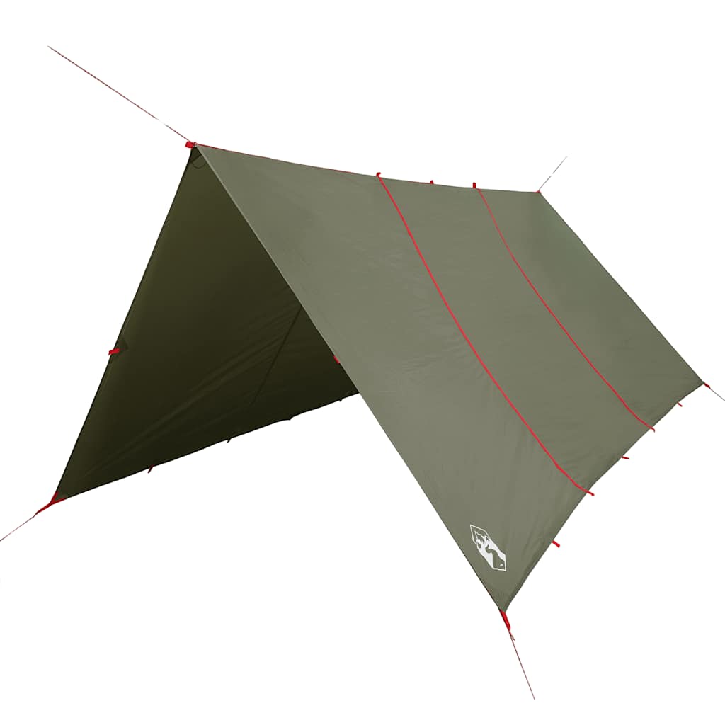 Vidaxx auvent de camping étanche 451x420 cm vert olive