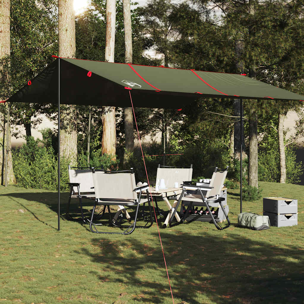 Vidaxx auvent de camping étanche 451x420 cm vert olive