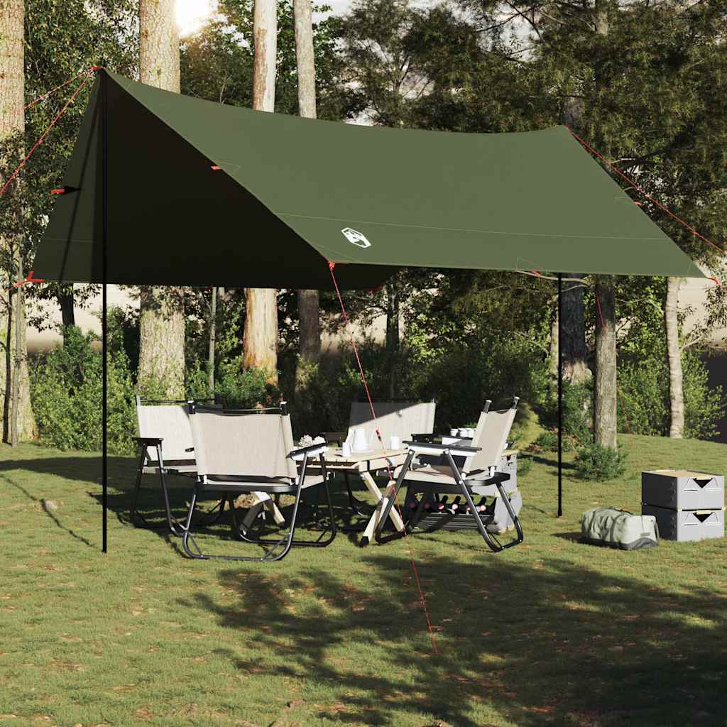Vidaxx auvent de camping étanche 462x306x211 cm vert olive