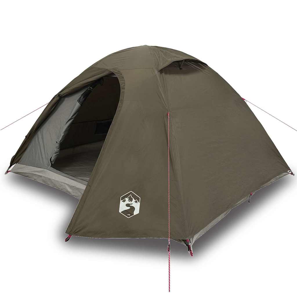 Tente dôme Vidaxx 3 personnes imperméable marron