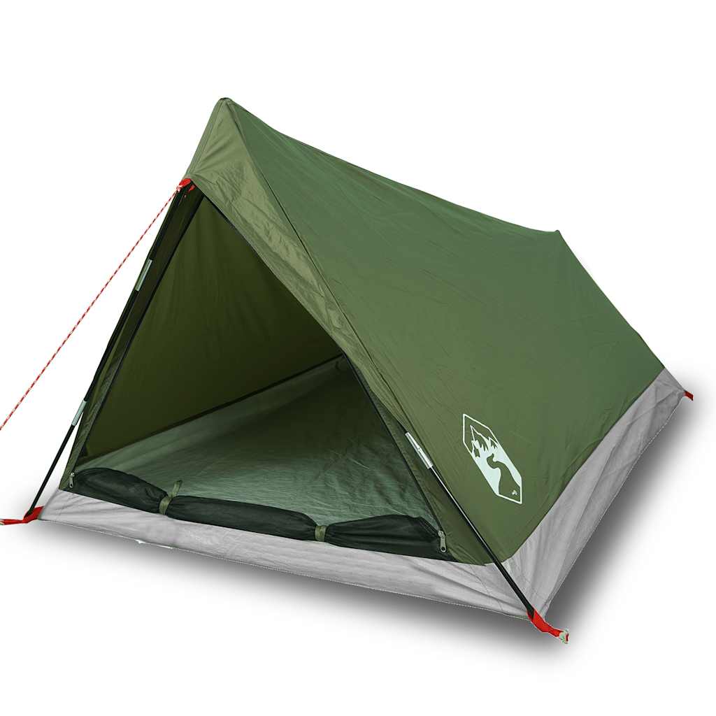 Tente VidaXL 2 personnes imperméable vert olive