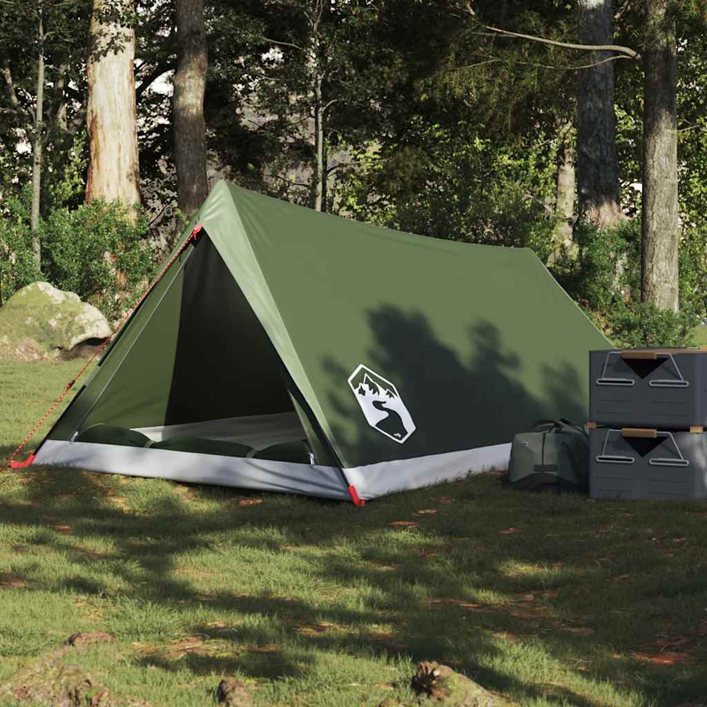 Tente VidaXL 2 personnes imperméable vert olive