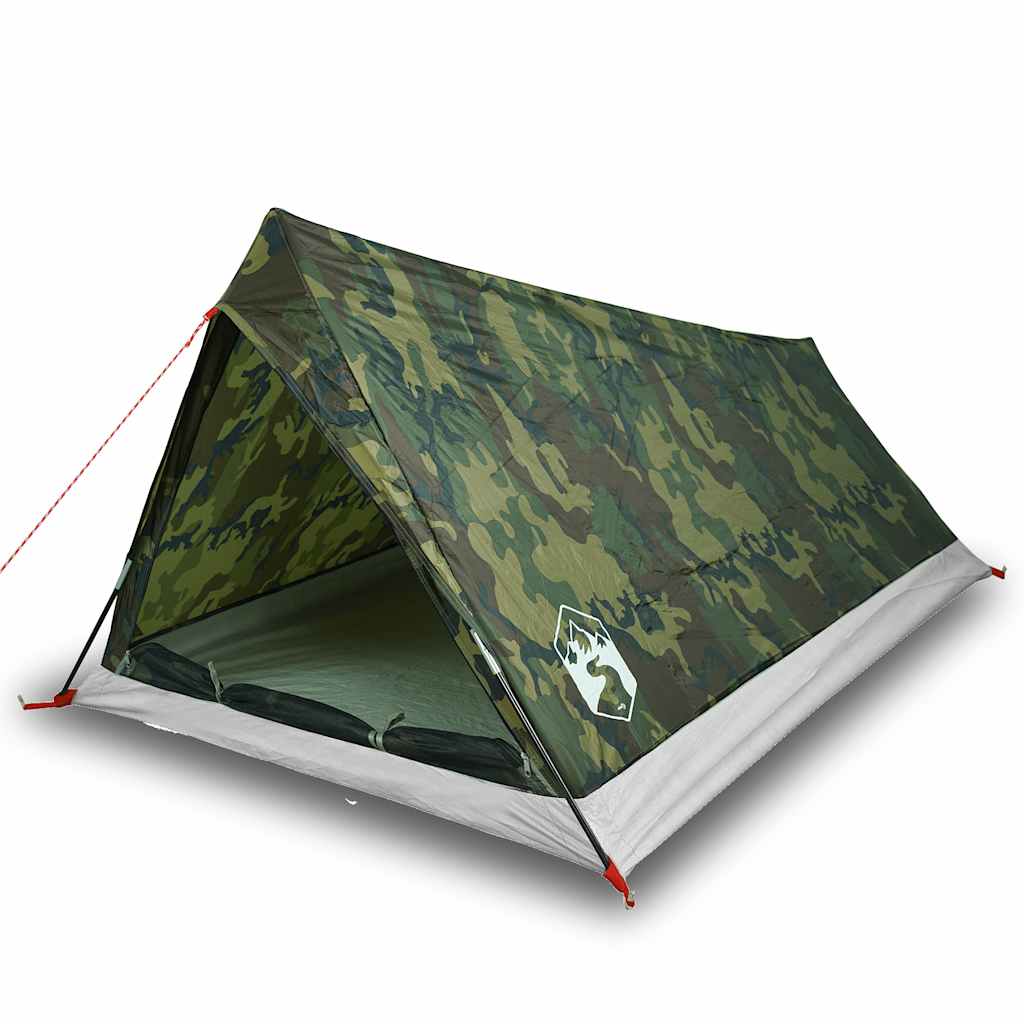 Tente VidaXL camouflage imperméable 2 personnes