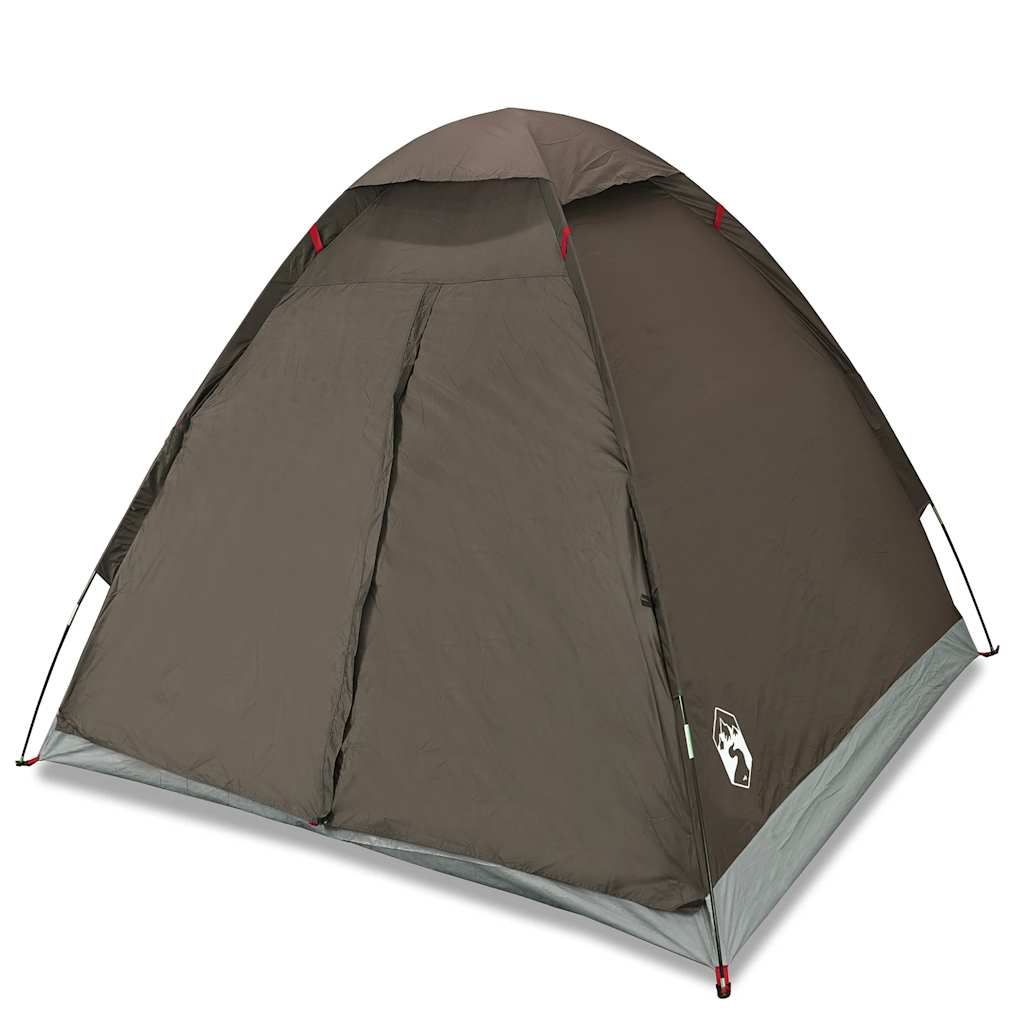 VidaXL tente dôme 2 personnes imperméable marron