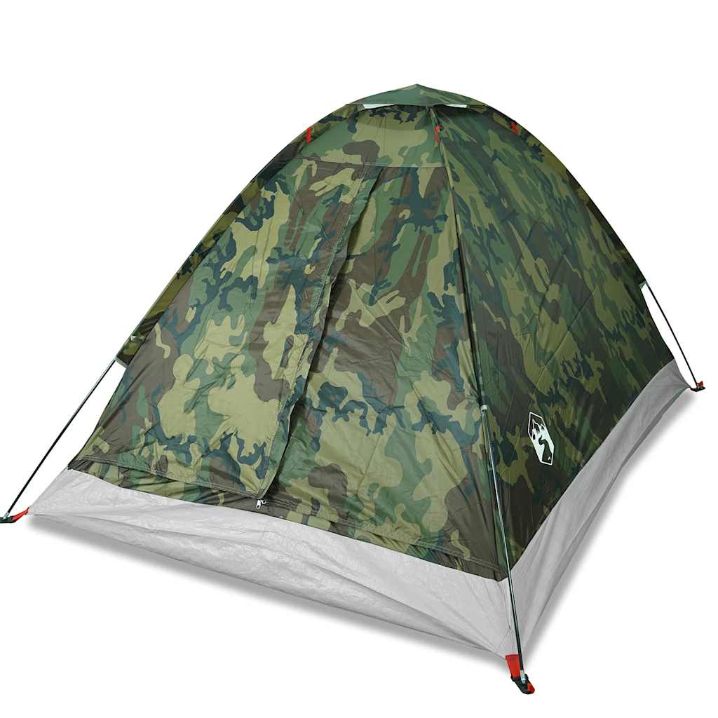 Tente dôme VidaXL camouflage imperméable 2 personnes