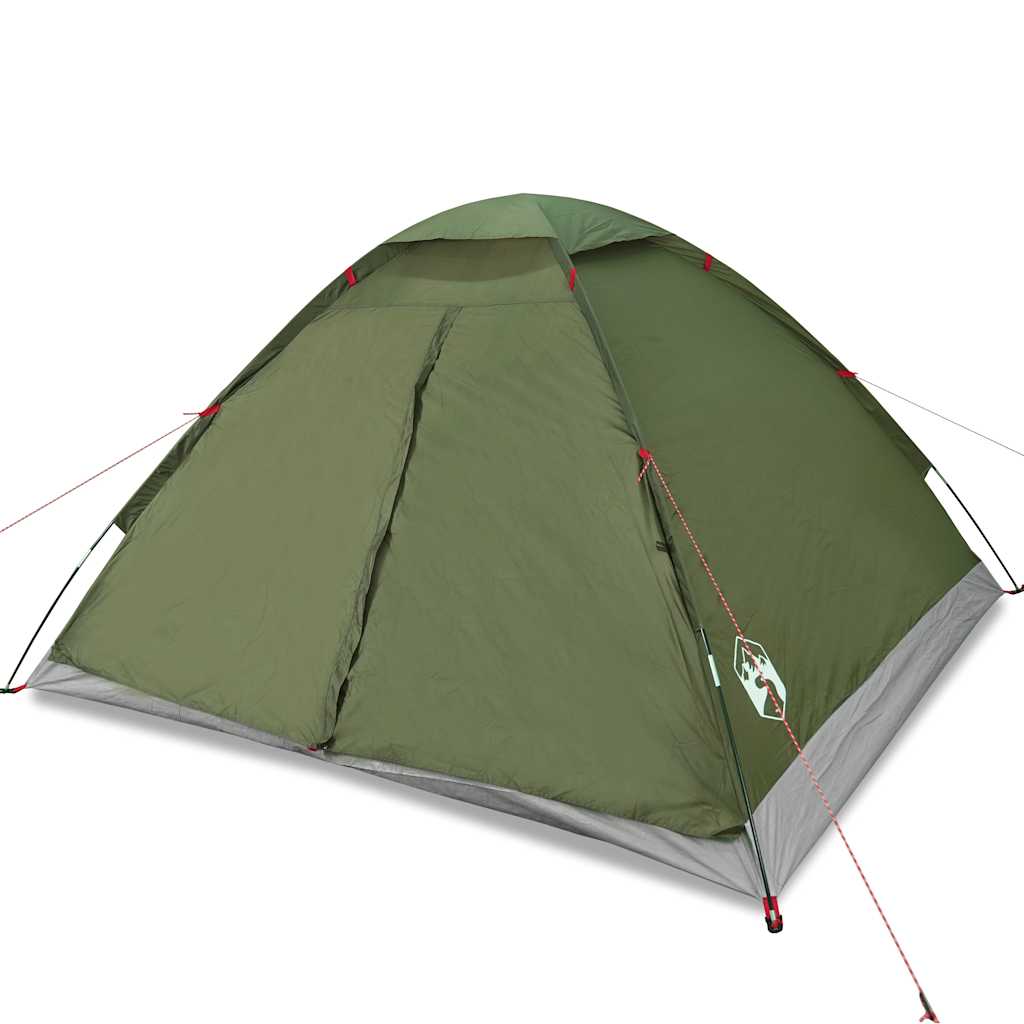 Tente dôme VidaXL 4 personnes imperméable vert olive