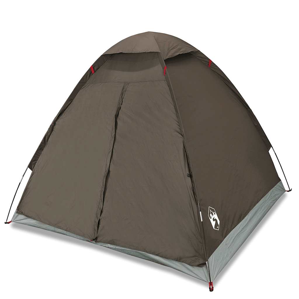 Tente dôme Vidaxx 4 personnes imperméable marron