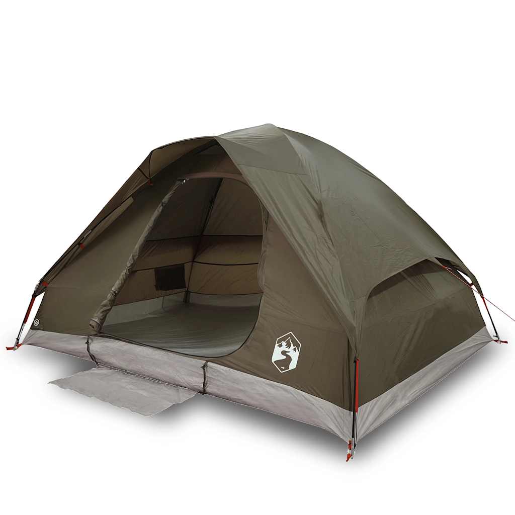 VidaXL tente dôme 2 personnes imperméable marron