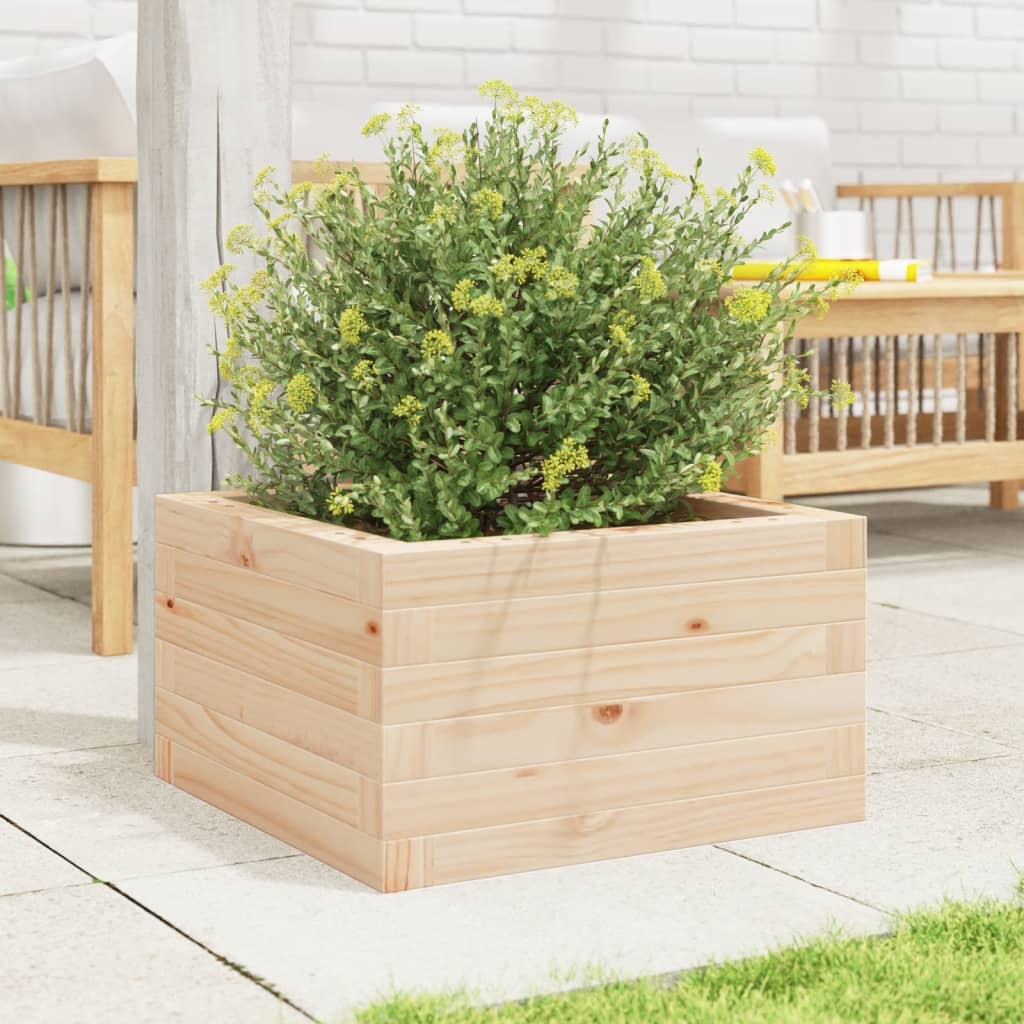Vidaxx jardinière 40x40x23 cm bois de pin massif