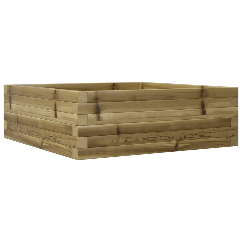 Jardinière Vidaxx 70x70x23 cm bois de pin imprégné