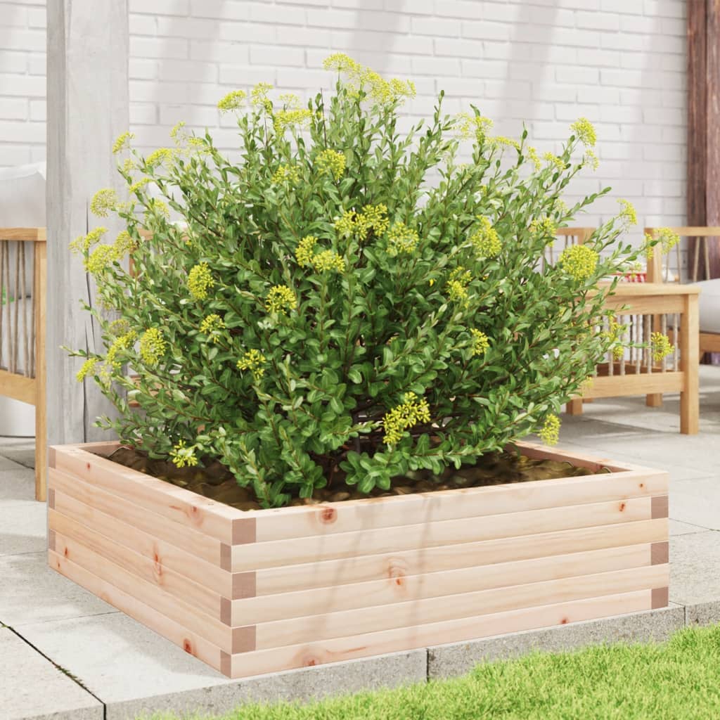 Vidaxx jardinière 80x80x23 cm bois de pin massif
